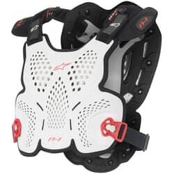 ALPINESTARS A-1 ROOST GUARD WHITE BLACK RED