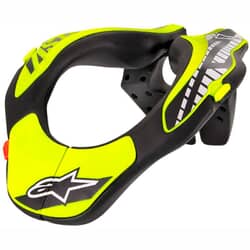 ALPINESTARS YOUTH NECK SUPPORT BLACK YELLOW FLUO