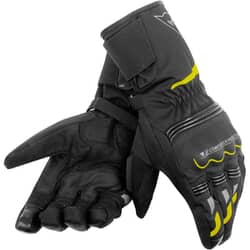 DAINESE TEMPEST UNISEX D-DRY LONG GLOVES BLACK/FLUO YELLOW