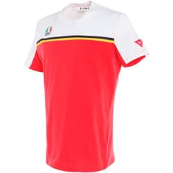 DAINESE FAST-7 T-SHIRT WHITE/RED