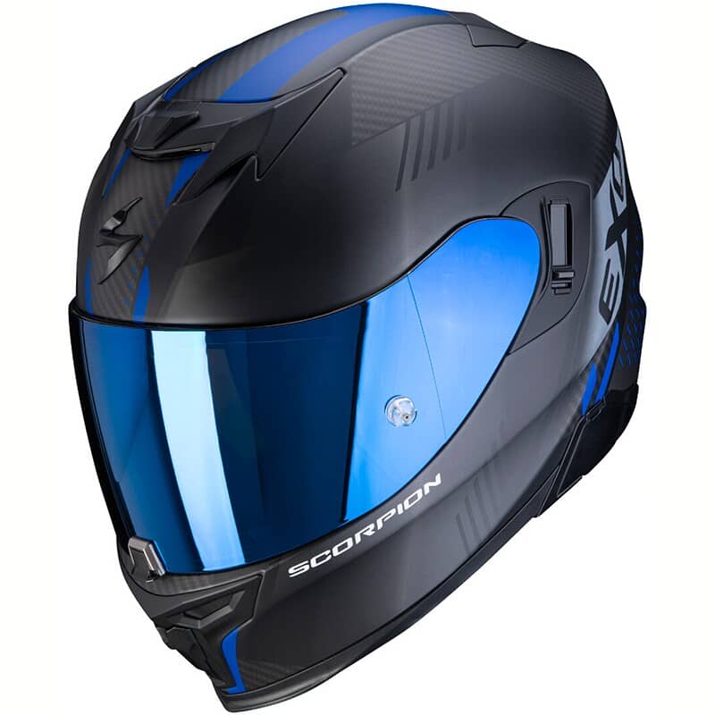 scorpion blue helmet