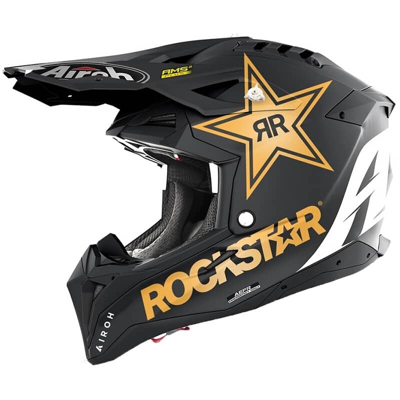 Casco de motocross Airoh 3 Rockstar 22 -31%